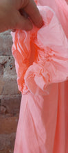 Load image into Gallery viewer, Cali coral pink oversized puff sleeve blouse