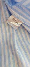 Load image into Gallery viewer, Good things ...embroidered striped blue and white shirt