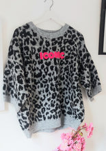 Load image into Gallery viewer, Pink Iconic animal knit sweater