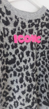 Load image into Gallery viewer, Pink Iconic animal knit sweater