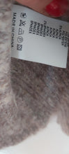 Load image into Gallery viewer, Beige stripe embroidered sleeves sweater