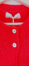 Load image into Gallery viewer, Neon coral knit waistcoat