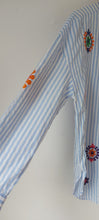 Load image into Gallery viewer, Preloved embroidered stripe shirt