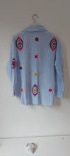 Load image into Gallery viewer, Preloved embroidered stripe shirt