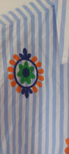 Load image into Gallery viewer, Preloved embroidered stripe shirt