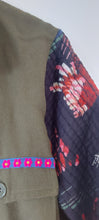 Load image into Gallery viewer, PreLoved Desigual fumky embroidered khaki jacket