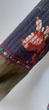 Load image into Gallery viewer, PreLoved Desigual fumky embroidered khaki jacket