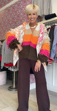 Load image into Gallery viewer, Jenni vibrant colourful knot cardigan