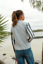 Load image into Gallery viewer, Koko mix print denim jacket