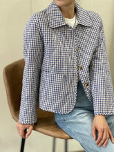 Load image into Gallery viewer, Fifi gingham light padded Spring jacket