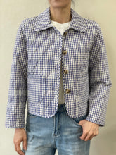 Load image into Gallery viewer, Fifi gingham light padded Spring jacket