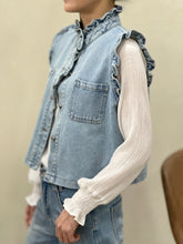 Load image into Gallery viewer, Fifi chic denim waistcoat